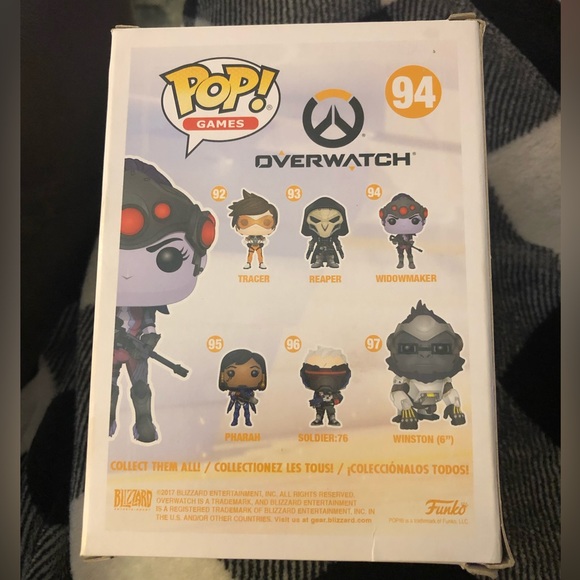 Funko POP Games Widowmaker Figurine - Picture 3 of 6